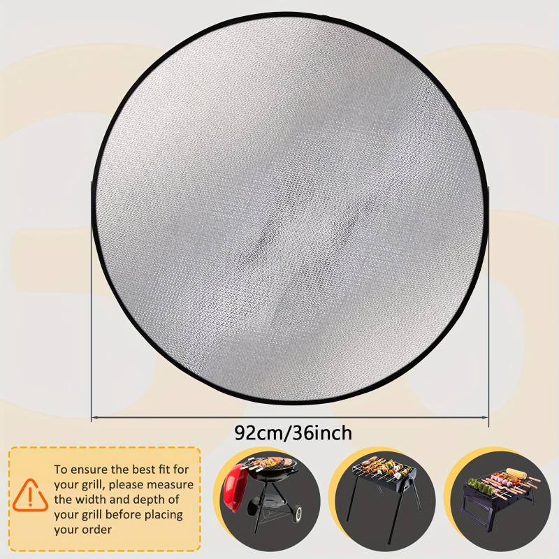 Fireproof Waterproof BBQ Floor Mat - Outdoor Burning Resistant Mat