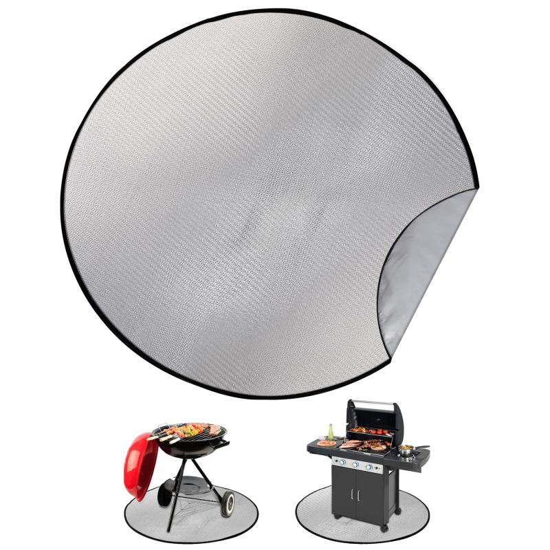 Fireproof Waterproof BBQ Floor Mat - Outdoor Burning Resistant Mat