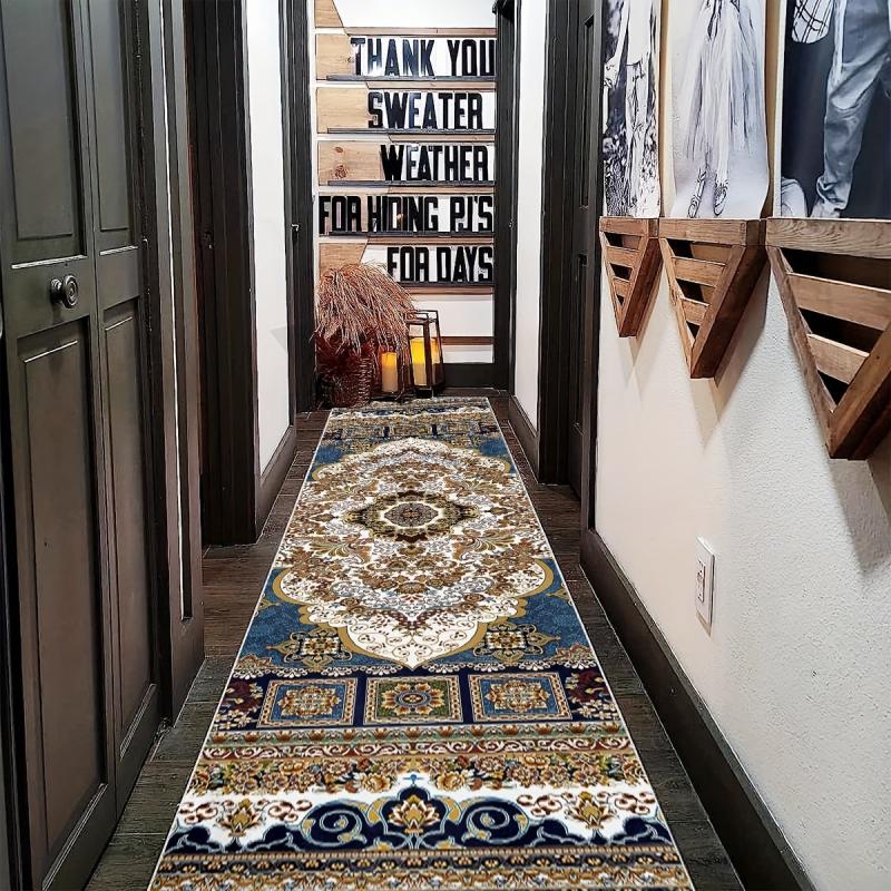 Vintage Floral Runner Rug 2'X10' Laundry Room Oriental Hallway Extra Long