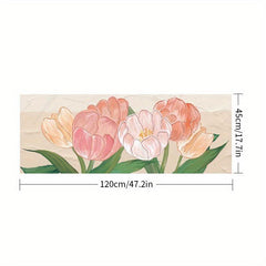 Flower Mat Kitchen Floor Mat Anti-slip Waterproof Erasable Absorbent Carpet