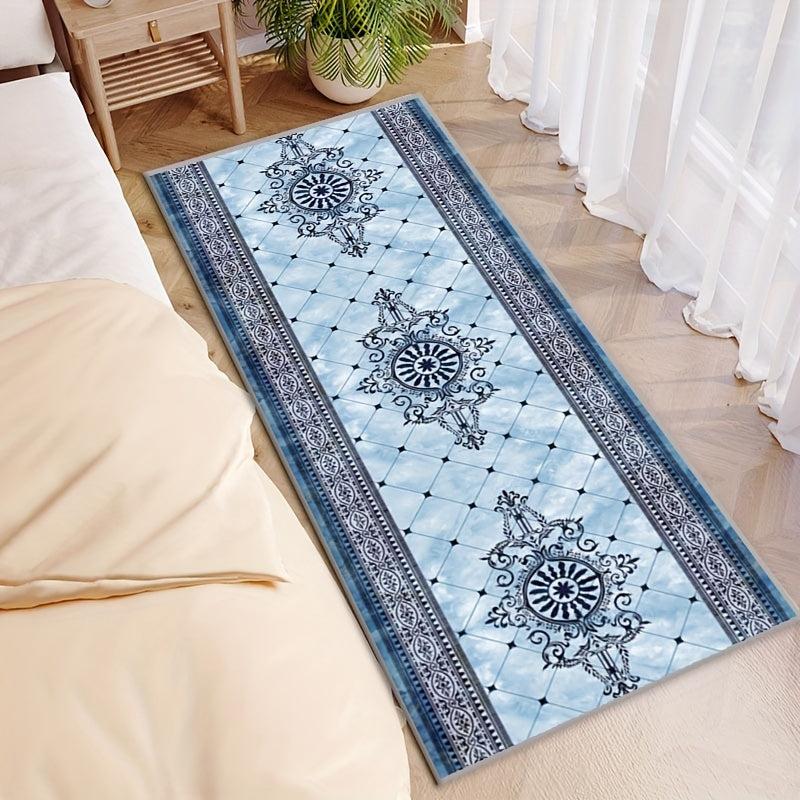 Extra Long Chinese Hallway Rug Nordic Shampoo Rug Machine Washable