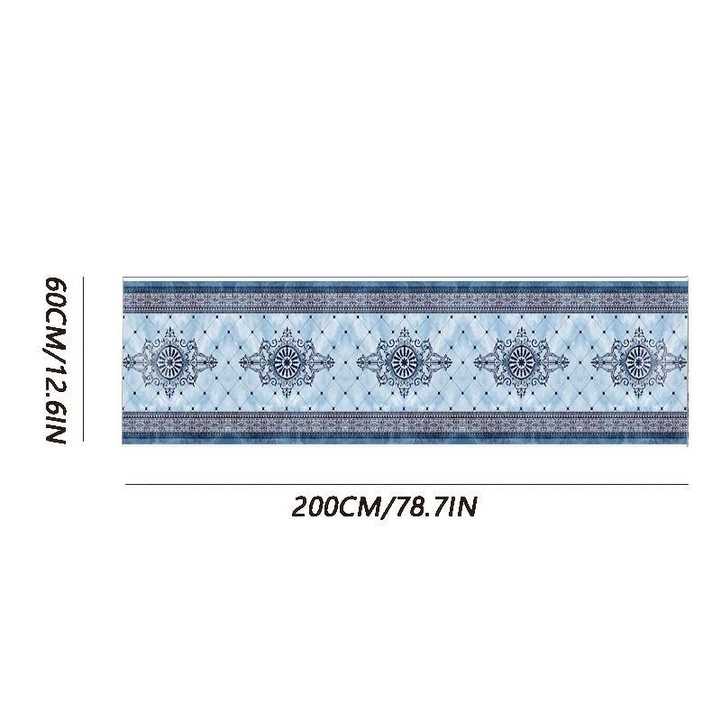Extra Long Chinese Hallway Rug Nordic Shampoo Rug Machine Washable
