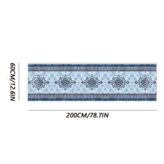 Extra Long Chinese Hallway Rug Nordic Shampoo Rug Machine Washable