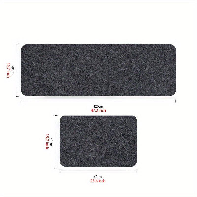 2pcs Anti Fatigue Kitchen Mat Set, Non-Slip Hallway Carpet, Absorbent Bath Mat