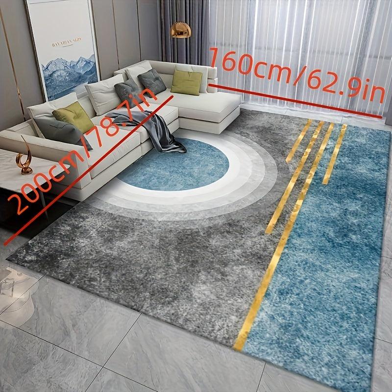 Light Semicircle Pattern Indoor Mat Non slip Washable Floor Mat