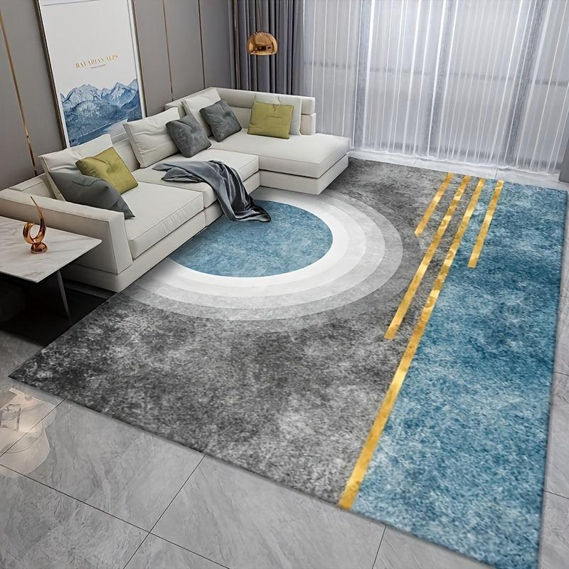 Light Semicircle Pattern Indoor Mat Non slip Washable Floor Mat