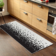 Thickened Halloween Kitchen Rugs And Bat Carpet Kitchen Floor Mat