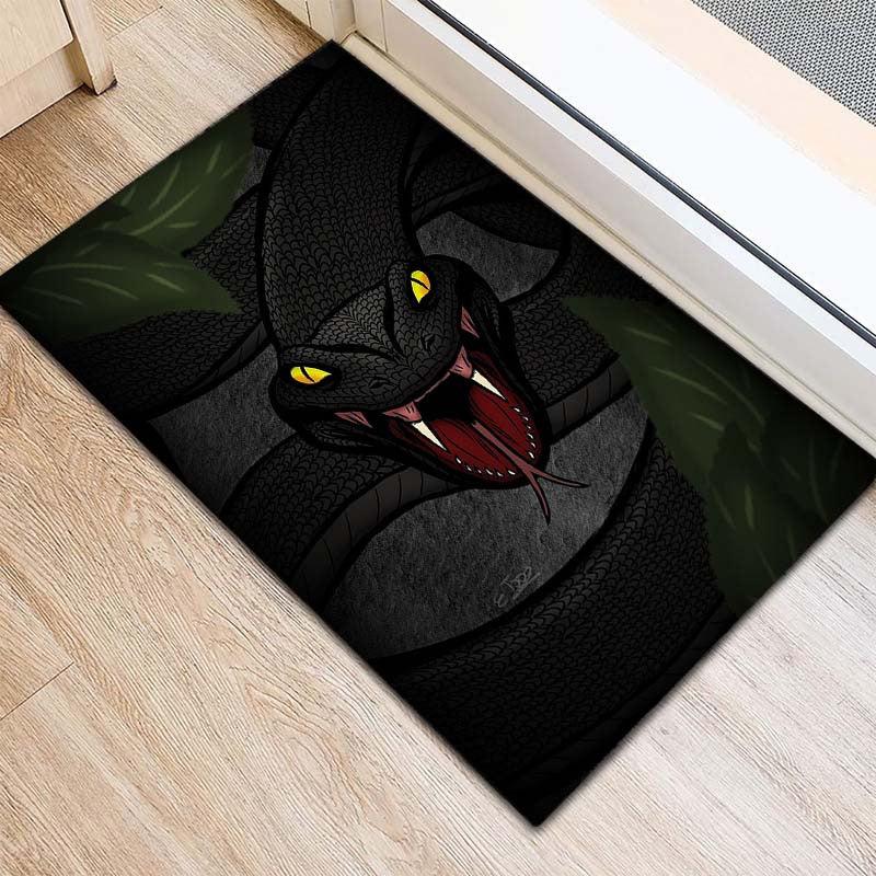 Snake Pattern Non-Slip Floor Mat for Home Decor