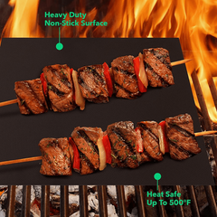 Non-Stick BBQ Grill Mat Baking Mat Cooking Grilling Sheet Heat Resistance
