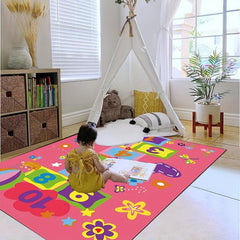 Hop & Count Hopscotch Rug Game Rugs Soft Floor Carpet Great Gift For Kids