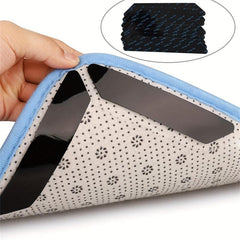 Dual Sided Adhesive Rug Pads Carpet Tape Sticker, Reusable Washable Rug Tape