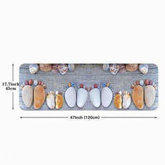 Non-Slip Kitchen Floor Mat for Indoor/Outdoor Entrances Shoe Scraper Door Mats