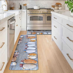 Non-Slip Kitchen Floor Mat for Indoor/Outdoor Entrances Shoe Scraper Door Mats