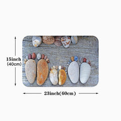 Non-Slip Kitchen Floor Mat for Indoor/Outdoor Entrances Shoe Scraper Door Mats