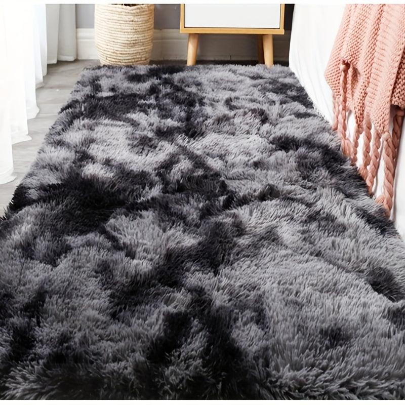 Soft Plush Tie Dyed Shag Area Rug