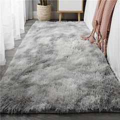 Soft Plush Tie Dyed Shag Area Rug
