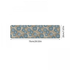 Woven Floral Print Stair Mat Non slip Carpet Indoor Stair Rug