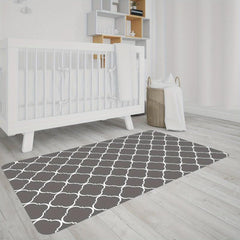 Moroccan Pattern Sponge Carpet Bath Mat