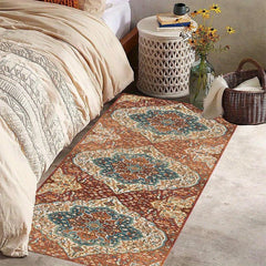 Boho Vintage Runner Rug Non Slip Stair Kitchen Mat Oriental Throw Rug