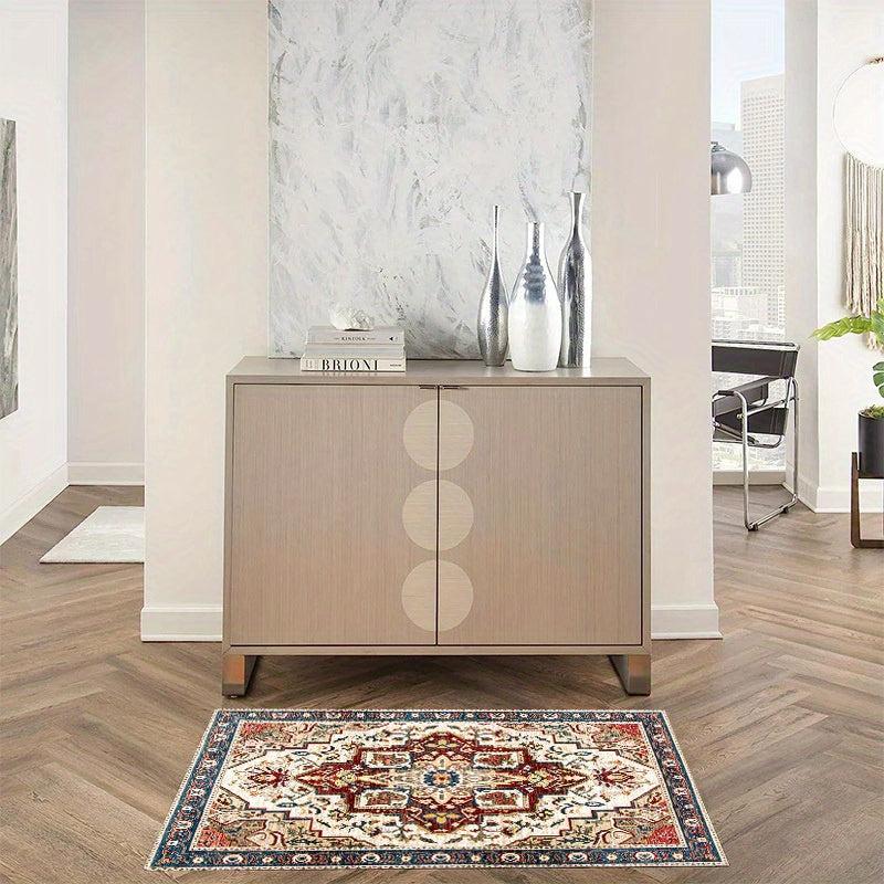 Boho Vintage Runner Rug Non Slip Stair Kitchen Mat Oriental Throw Rug