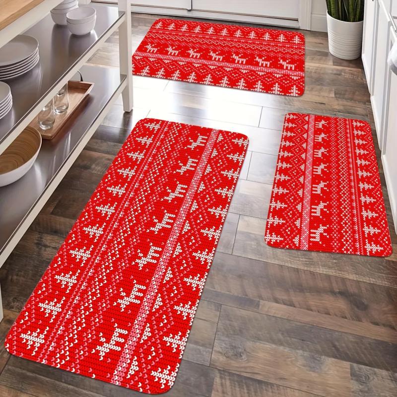 Soft Kitchen Mat Anti Slip Polyester Carpet Absorbent Bath Mat