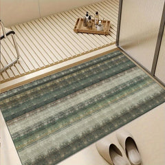 1pc Abstract Woven Area Rugs Anti slip Distressed Outdoor Rugs