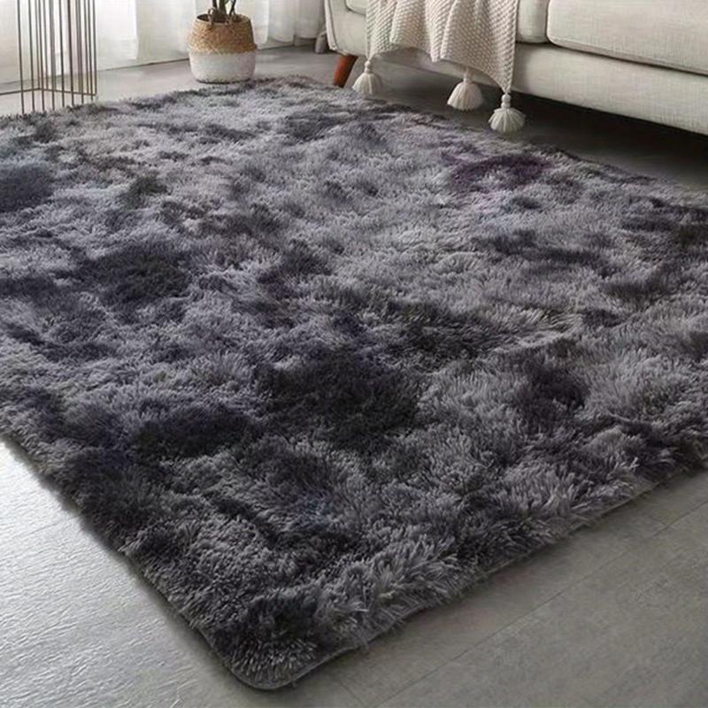 Teal Plush Shag Rug Soft Fluffy Area Carpet for Living Room Bedroom Nursery Dorm