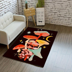 Soft Crystal Velvet Area Rug Non-Slip Living Room Carpet