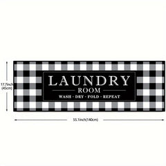 Rustic Rug Runner Non Slip Floor Mat Mudroom Laundromat Kitchen Bathroom