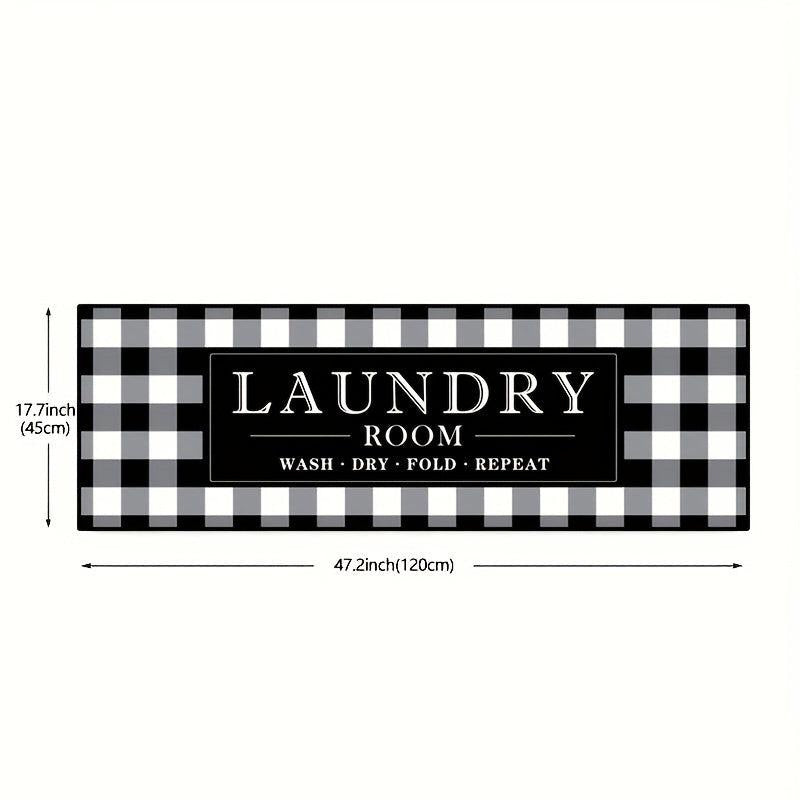 Rustic Rug Runner Non Slip Floor Mat Mudroom Laundromat Kitchen Bathroom