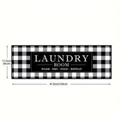 Rustic Rug Runner Non Slip Floor Mat Mudroom Laundromat Kitchen Bathroom