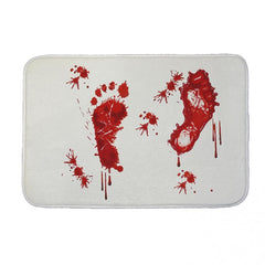 Blood Claw Bath Mat For Bathroom Halloween Decorative Washable Cover Floor Rug