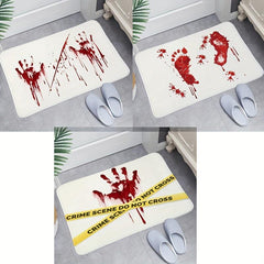 Blood Claw Bath Mat For Bathroom Halloween Decorative Washable Cover Floor Rug