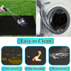 Fireproof Grill Pad 91 44 X 127 0cm Dual Sided Mat for BBQ