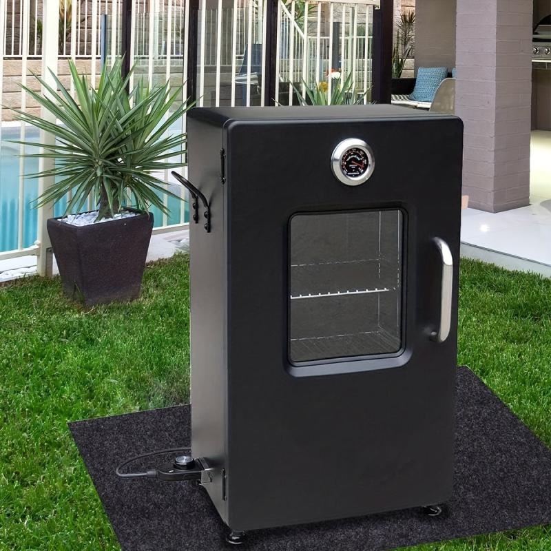 Fireproof Grill Pad 91 44 X 127 0cm Dual Sided Mat for BBQ