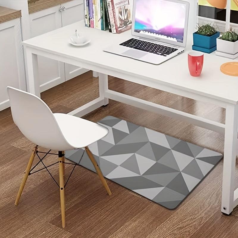 Geometric Print Kitchen Mat Anti Slip Polyester Carpet
