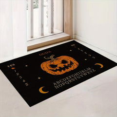 Halloween Pumpkin Welcome Mat Anti-Slip Indoor/Outdoor