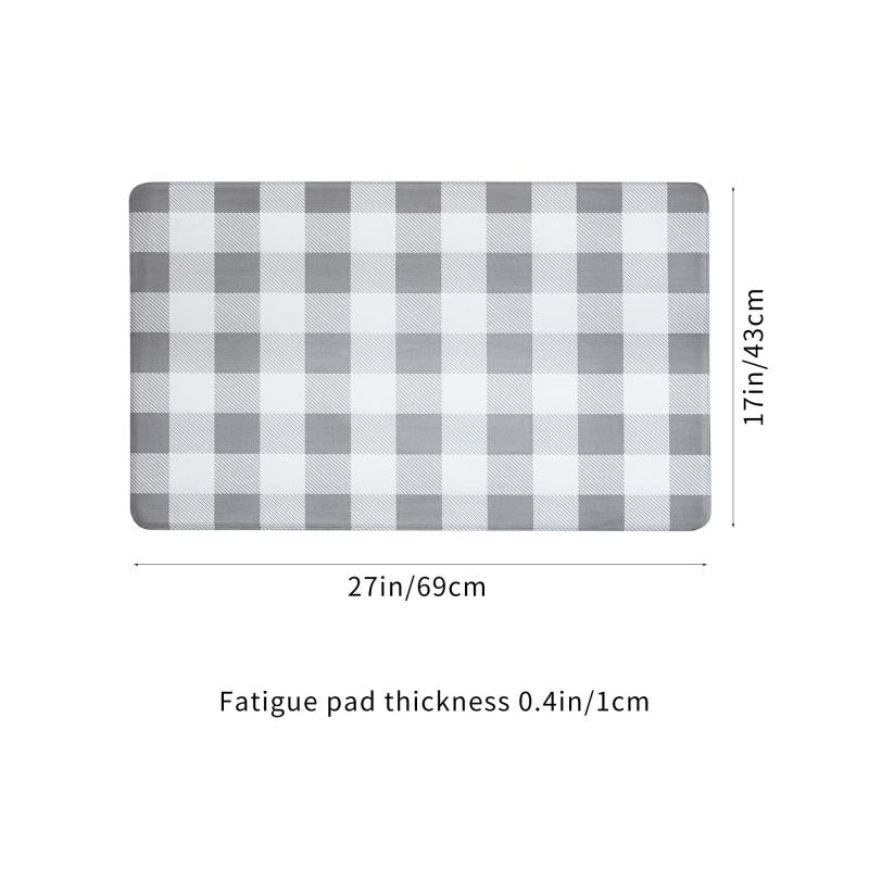 Plaid Kitchen Mat Modern Living Room Rug Doormat Floor Mat Soft Door Mat