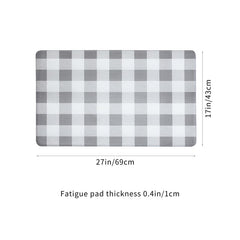 Plaid Kitchen Mat Modern Living Room Rug Doormat Floor Mat Soft Door Mat