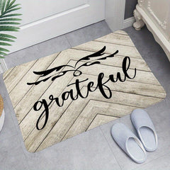 Sketch Print Bath Mat No Silp Halloween Decorative Washable Cover Floor Rug