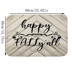 Sketch Print Bath Mat No Silp Halloween Decorative Washable Cover Floor Rug