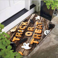 Halloween Door Mat Non Skid Floor Mat Indoor Outdoor Home Decor