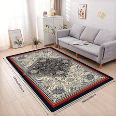 Boho Vintage Area Rug Persian Kitchen Mat Soft Faux Sheepskin Floor Mat