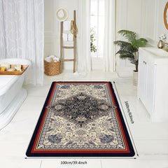 Boho Vintage Area Rug Persian Kitchen Mat Soft Faux Sheepskin Floor Mat