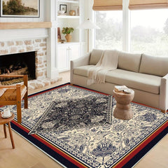 Boho Vintage Area Rug Persian Kitchen Mat Soft Faux Sheepskin Floor Mat