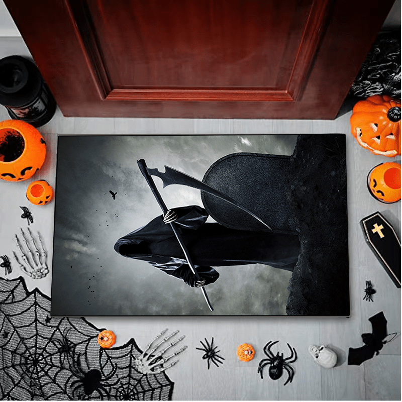 Halloween Ambience Horror Area Rug Non Slip Indoor Carpet Decoration