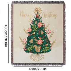 Christmas Camping Blanket - Multifunctional Outdoor Throw Blanket