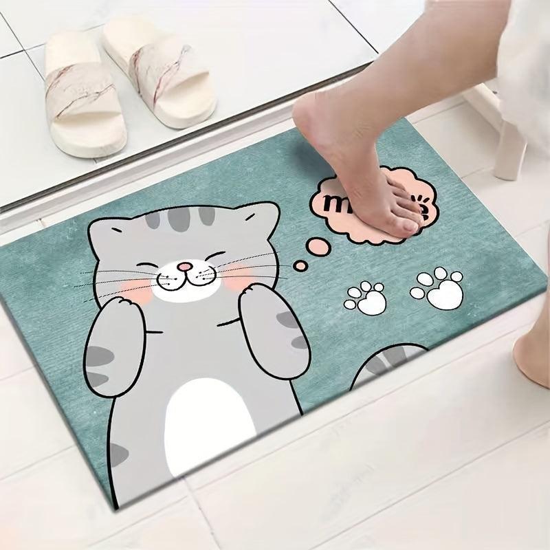 Dirt Resistant Welcome Doormat Low Pile Indoor Outdoor Entrance Mat