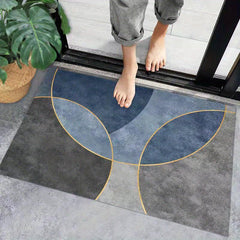Dirt Resistant Welcome Doormat Low Pile Indoor Outdoor Entrance Mat