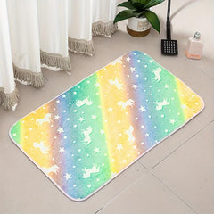 3pcs Night Light Floor Mat Sponge Bathroom Mat Set Non-slip Durable Bathroom Car